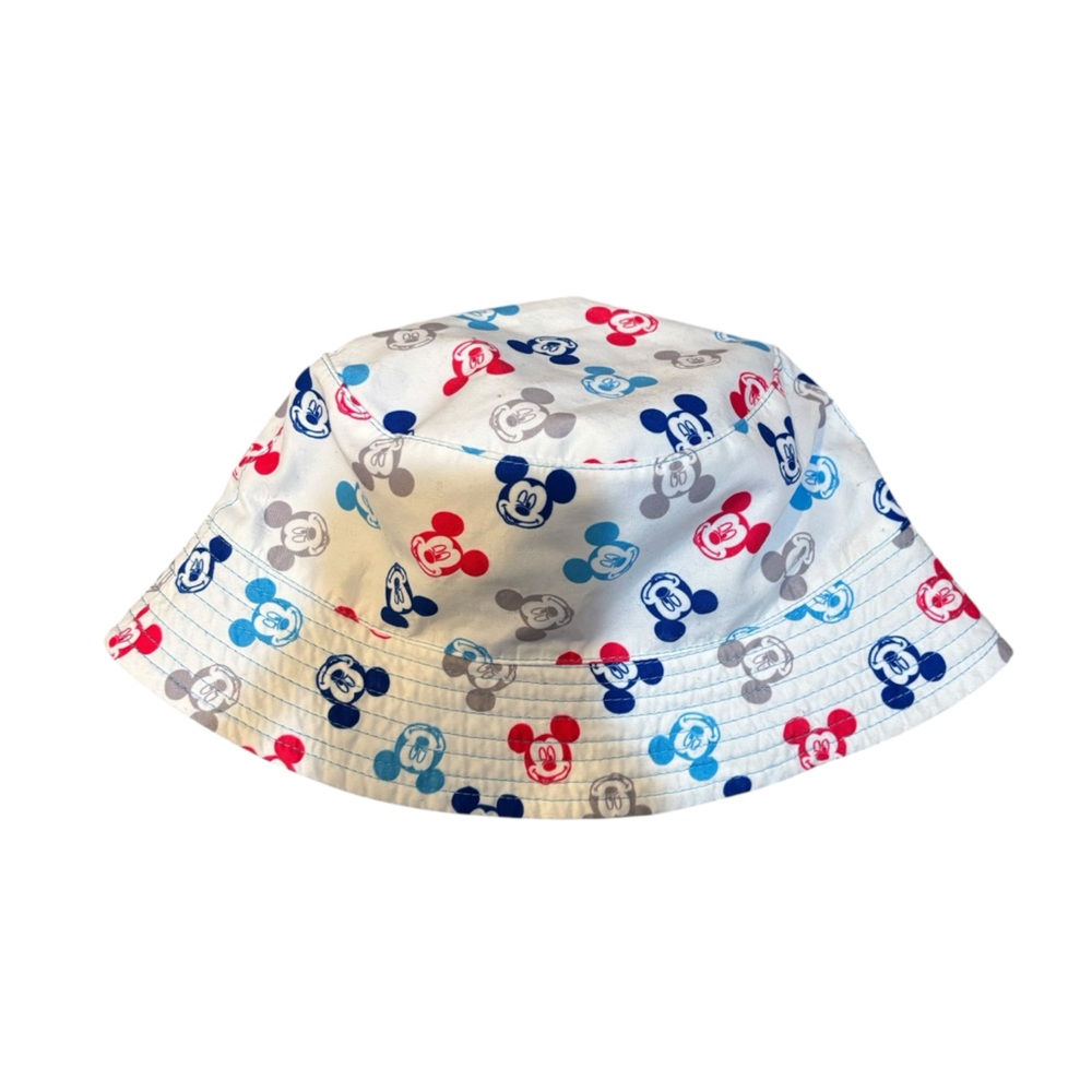 Disney Mickey Mouse white colorful bucket hat one size fits most kids